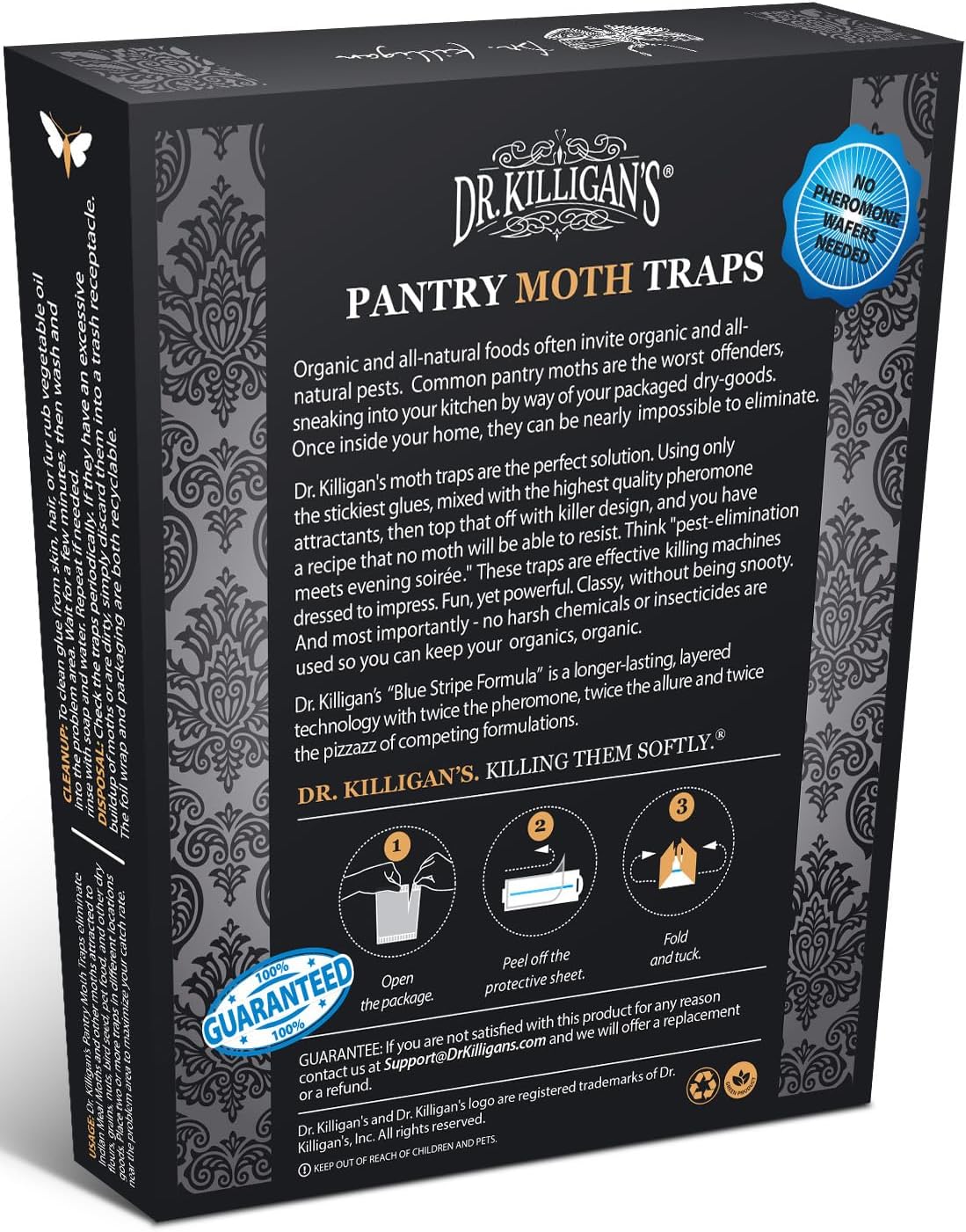 Dr. Killigan's Premium Double Potent Pantry Moth Traps with Pheromones