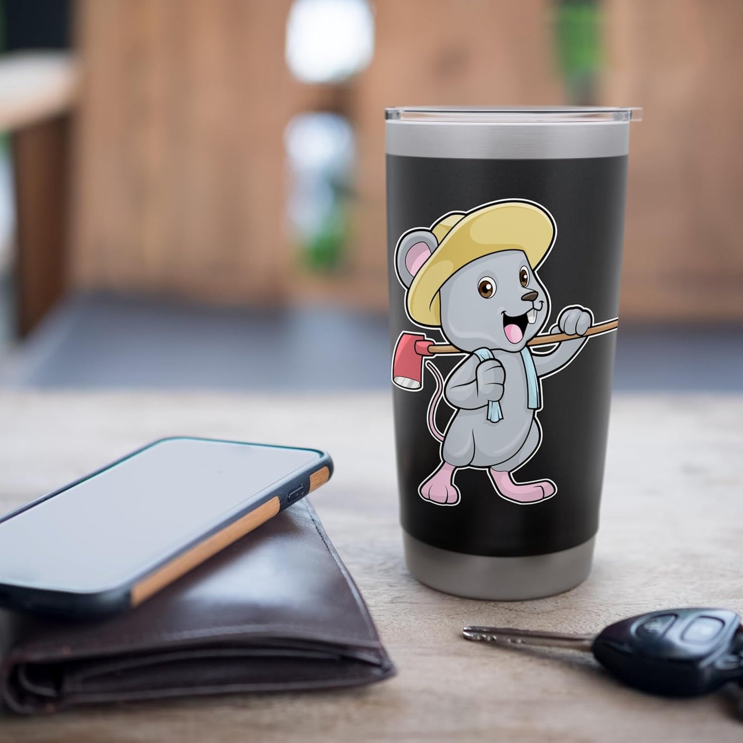 Mouse Farmer Garden tool Farm Stainless Steel Insulated Tumbler