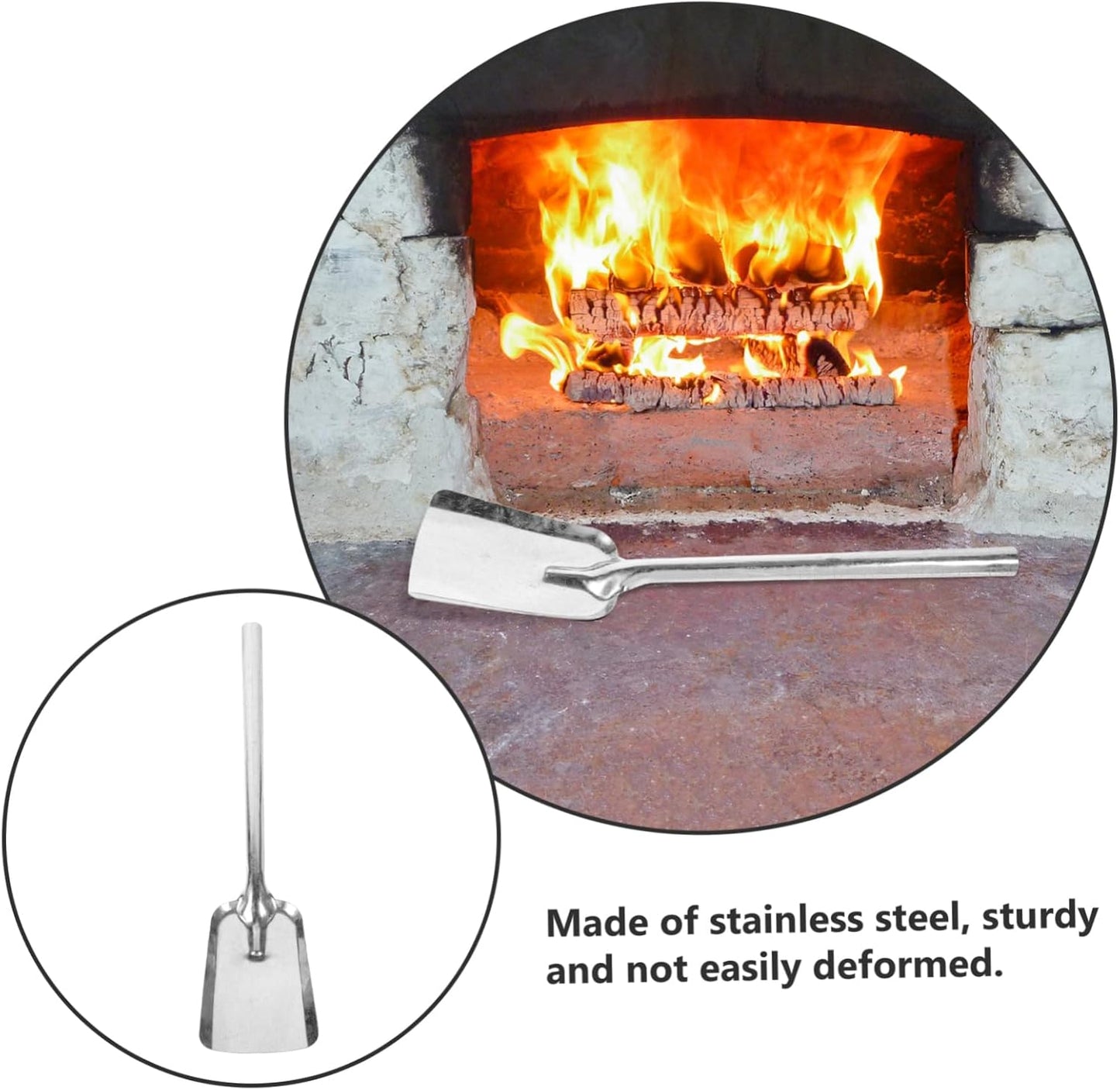 BESTOYARD 4pcs Professional Coal Ash Tools Sturdy Fireplace Shovel Coa