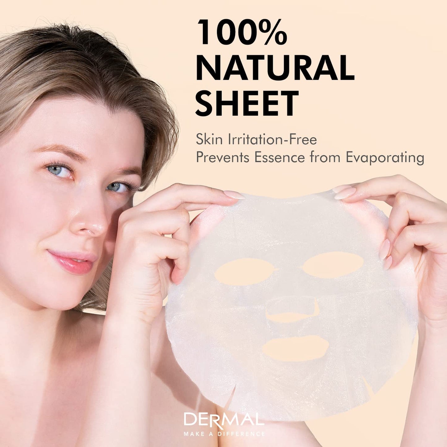 DERMAL Korean Collagen Face Mask 32 Combo Pack A+B Set – Hydrating & S