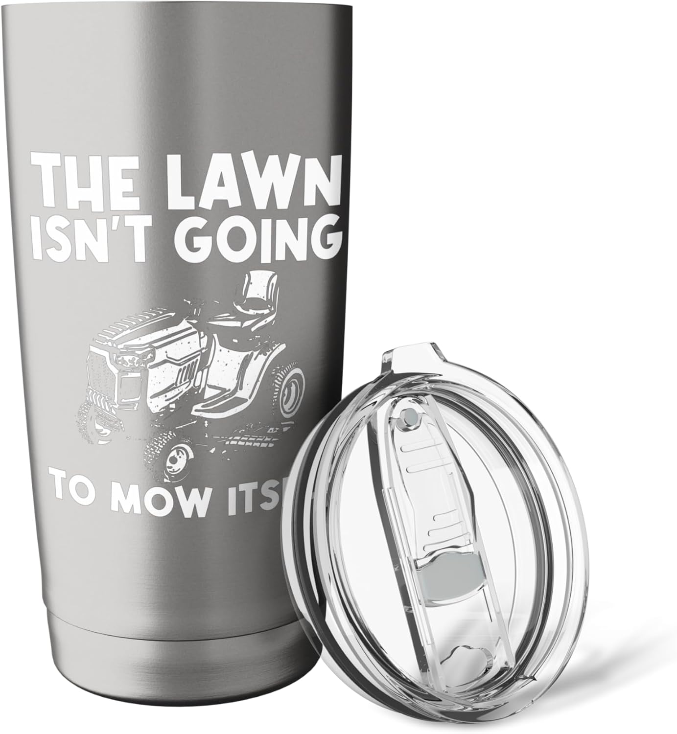 Cool Lawn Mower For Men Women Lawn Mowing Worker Landscapers Stainless Steel Insulated Tumbler