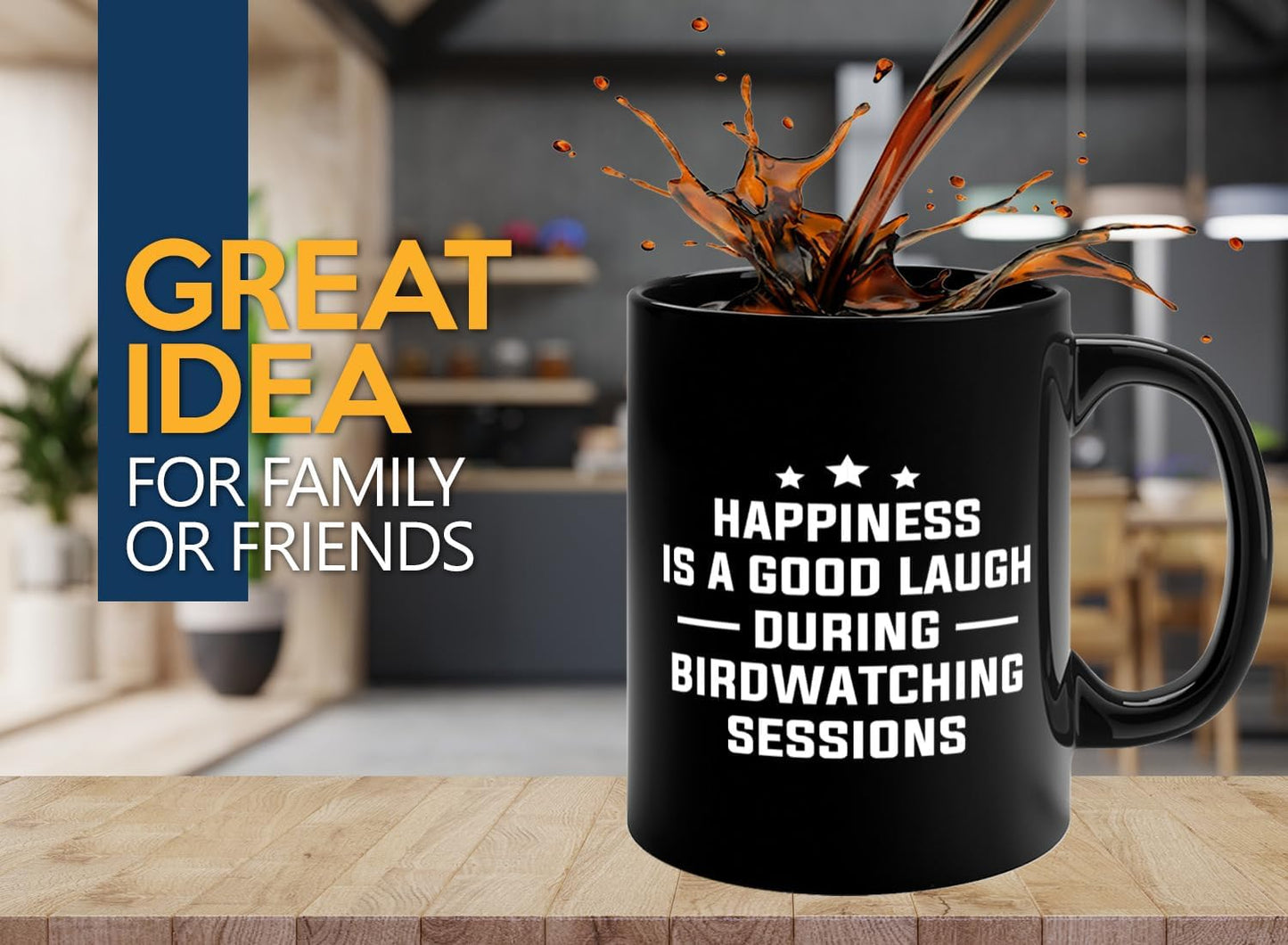 Hobby Coffee Mug 11oz Black -Birdwatching Sessions - Bird Feeder Backyard Birdwatcher Gifts Birding Bird Lover