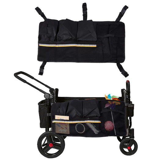 NICENEEDED Universal Collapsible Wagon Side Pocket, Large Capacity Bea