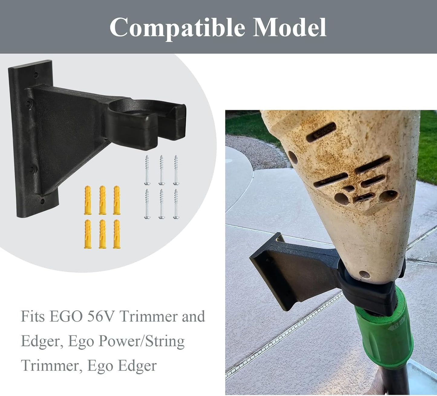 Premium Heavy-Duty Wall Hanging Holder for Garden Power Tools, Garage 