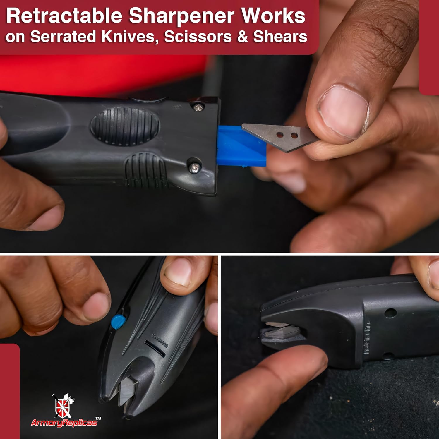 Armory Replicas™ - Samurai Shark Tungsten Carbide Knife Sharpener – Yo
