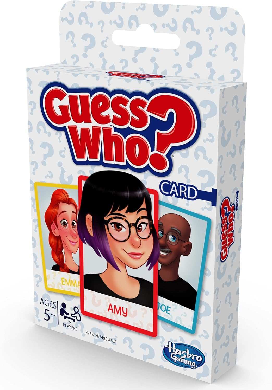 Hasbro Gaming Guess Who? Card Game for Kids, 2 Player Guessing Game, F