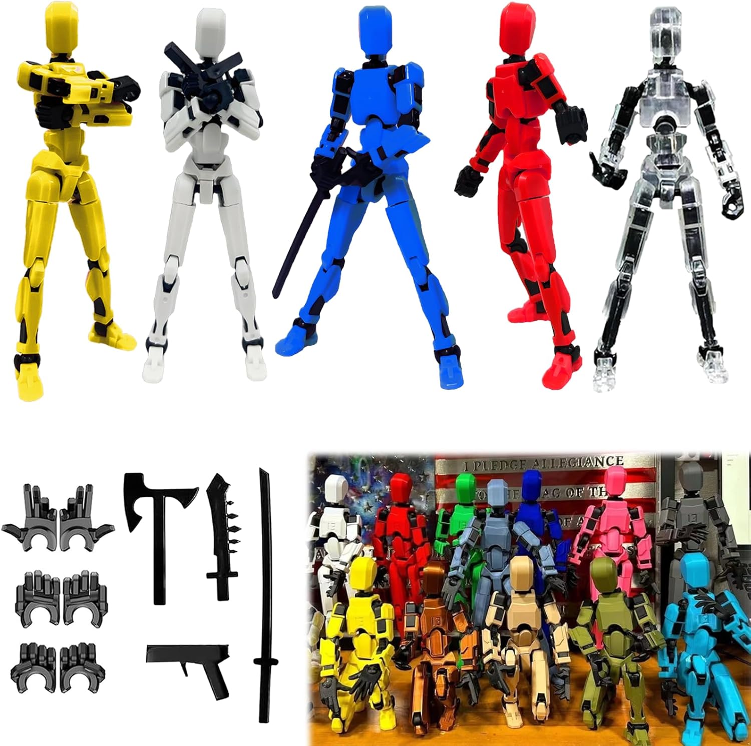2026 New Assembly Completed-Titan 13 Action Figure,Dummy Robot 13 Acti