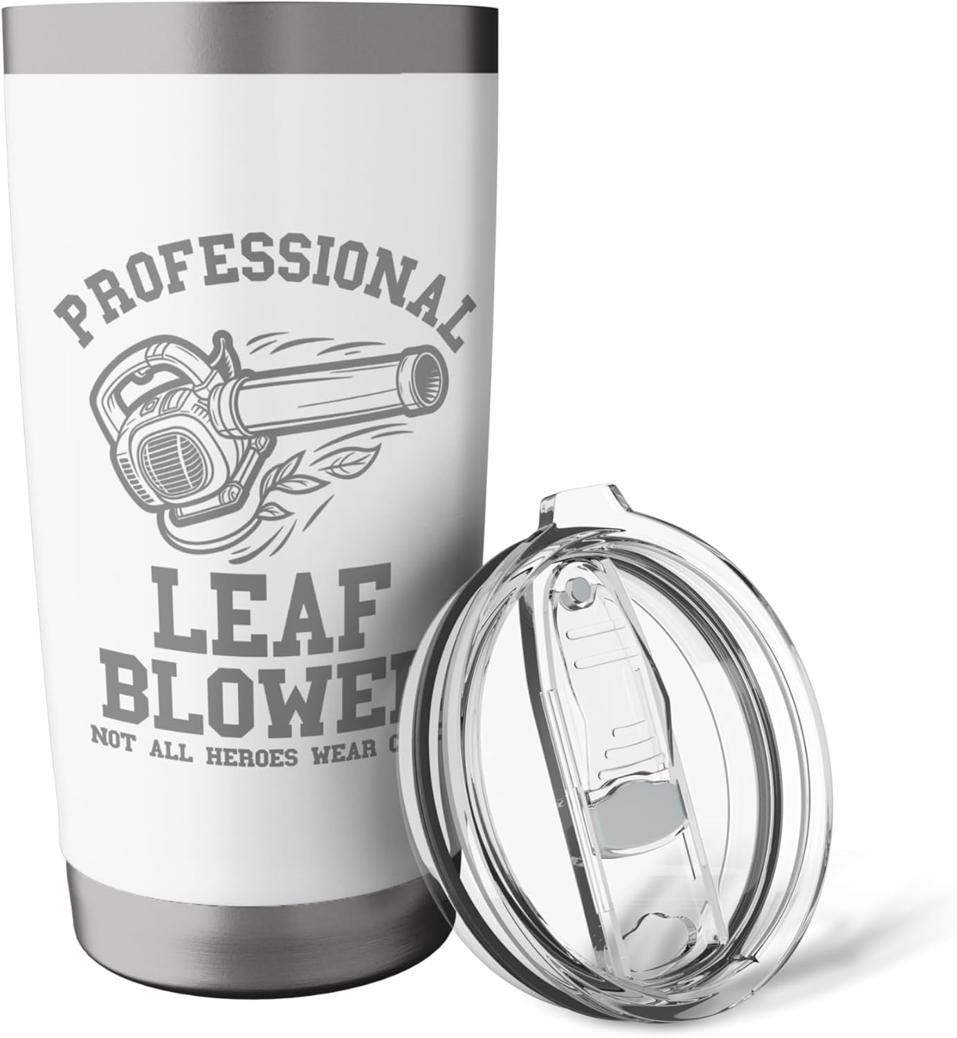 Leaf Blower Landscaper Company Funny Lawn Care Yard Leaves Stainless Steel Insulated Tumbler