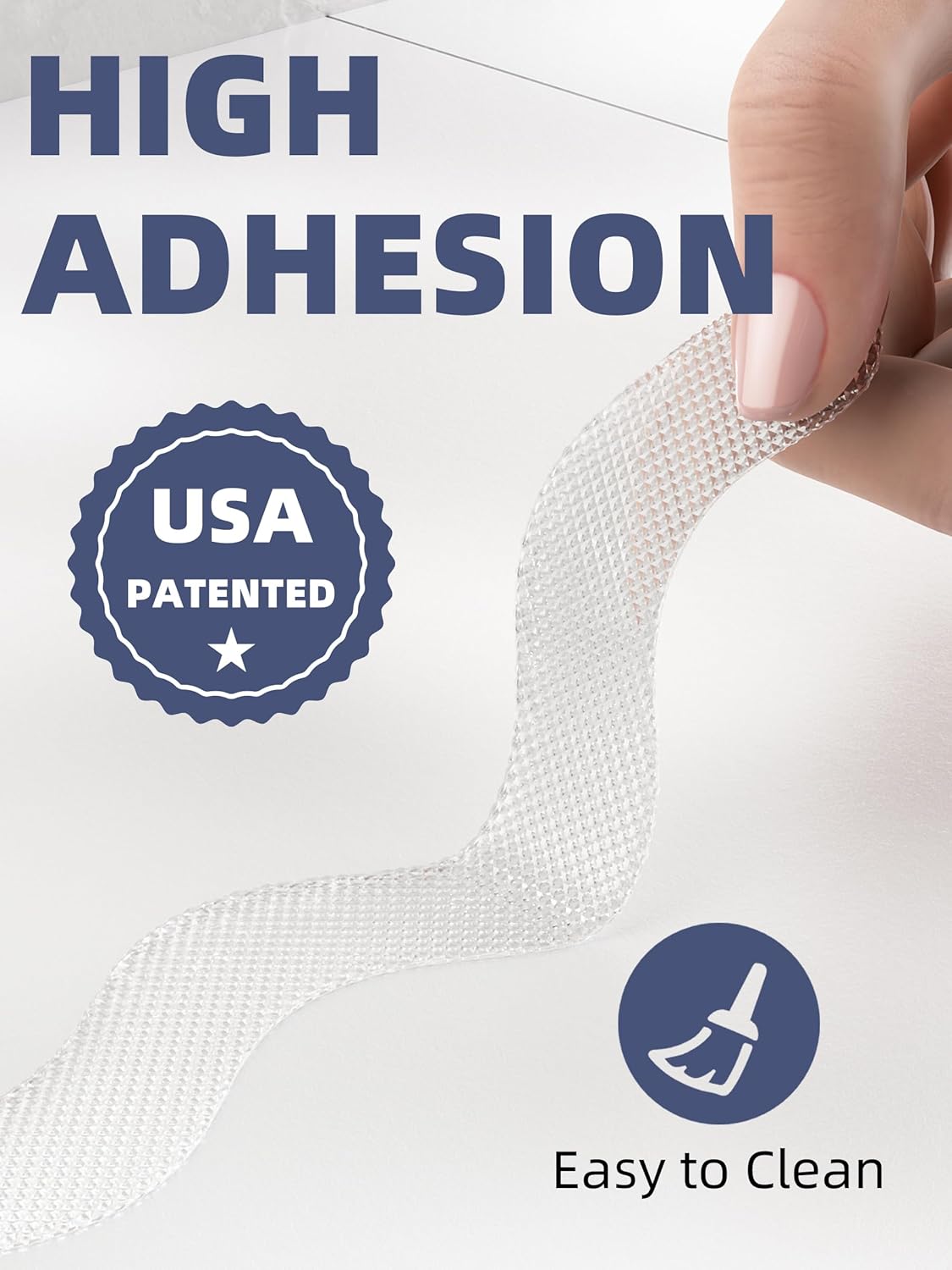 Patented Anti Slip Shower Stickers, Adhesive Decals Safety Strips with