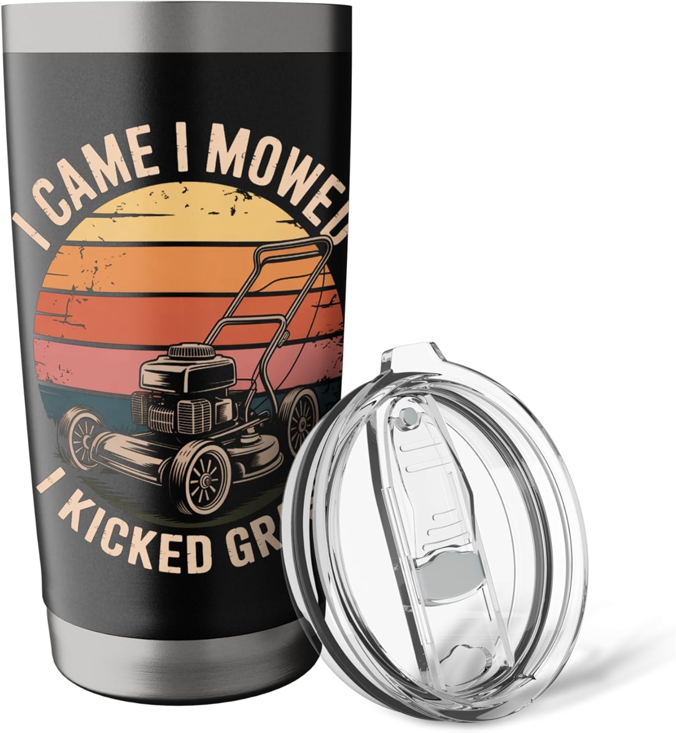 Garden Plant Lover Funny Lawn Mowing Vintage Gardener Stainless Steel Insulated Tumbler