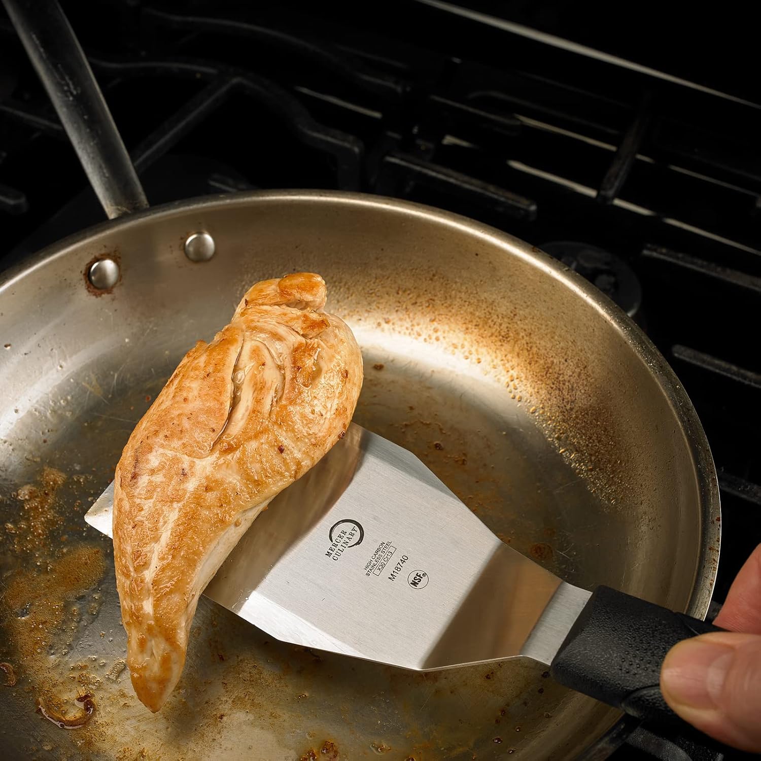 Mercer Culinary Millennia Heavy Duty Turner /Spatula, 5 Inch x 3 Inch 