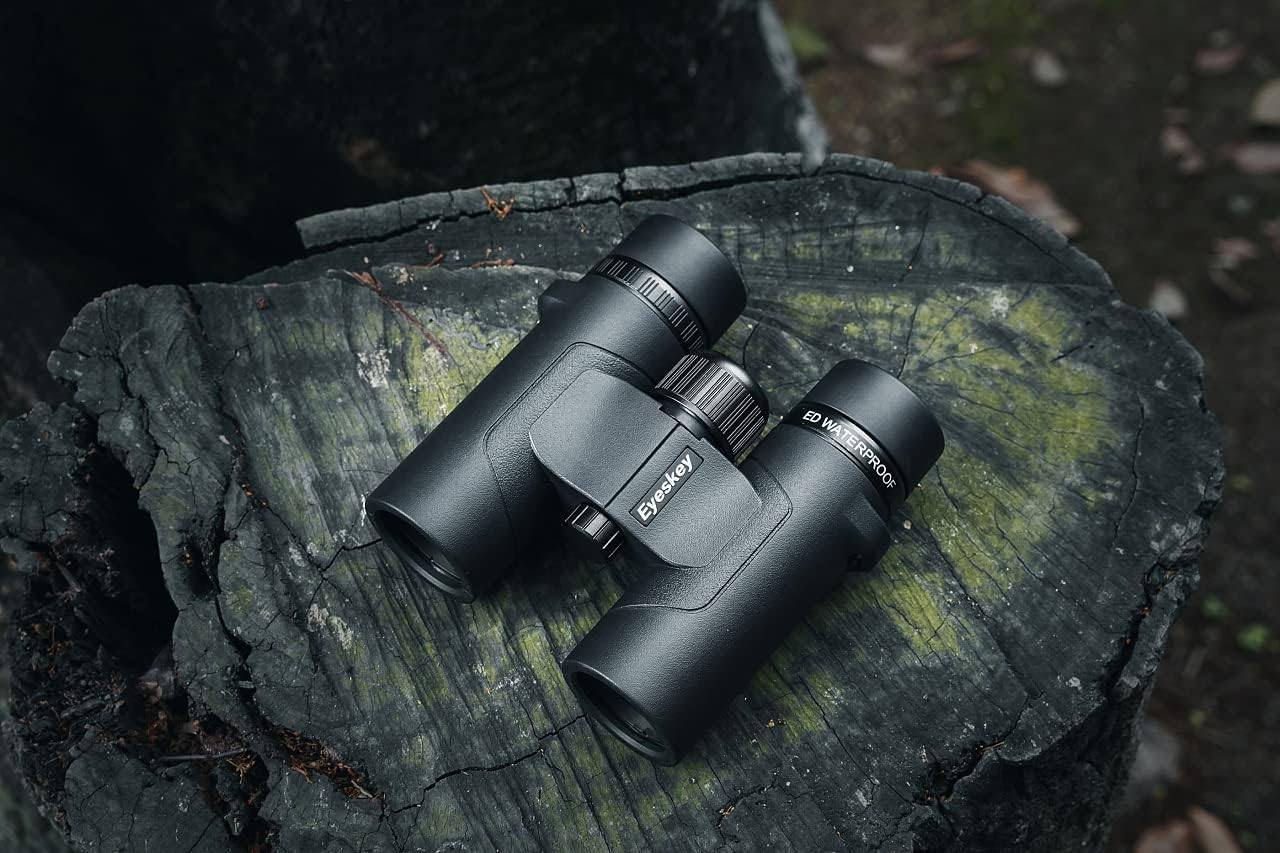 Eyeskey 8x32 ED Binoculars for Adults High Powered, Super Clear and Wide Field of View, Lightweight & Waterproof Binocular, Perfect for Hunting, Bird Watching, Wildlife