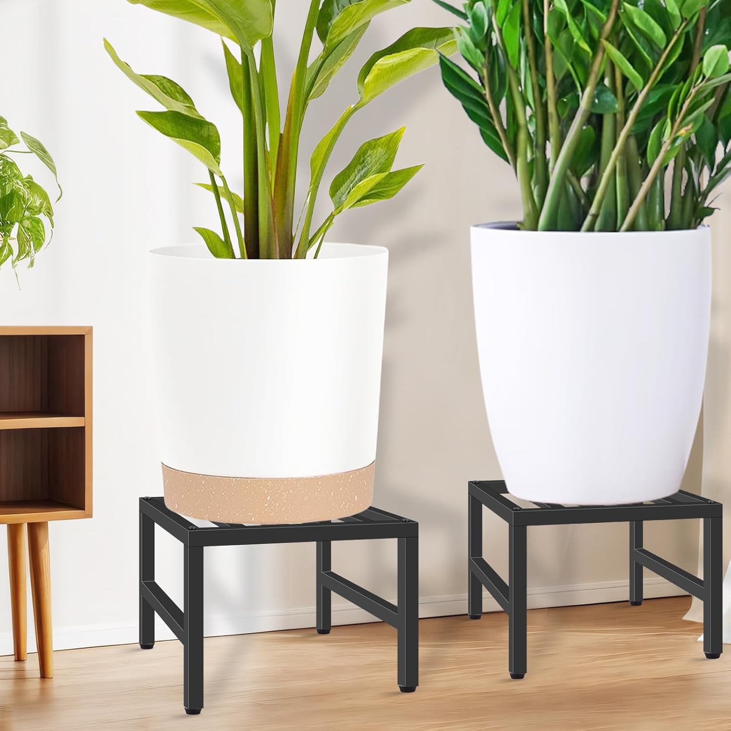 Plant Stand Indoor Outdoor, Heavy Duty Wrought Iron Pedestal Stands Me
