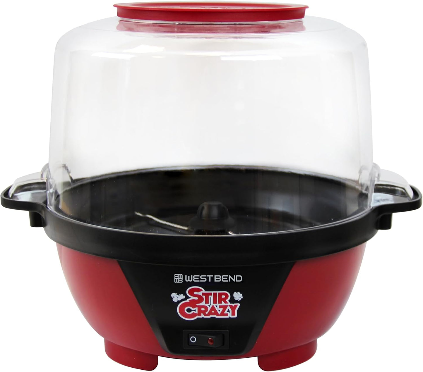 West Bend Stir Crazy Hot Oil Popcorn Popper, Popcorn Maker Machine wit