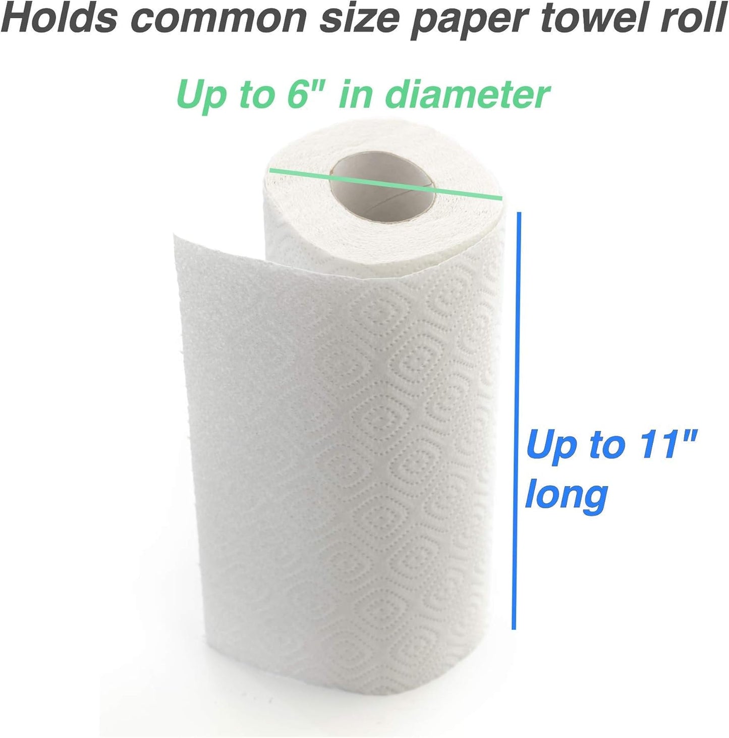 RightArrange One-Handed Tear Pegboard Paper Towel Holder - Stainless S