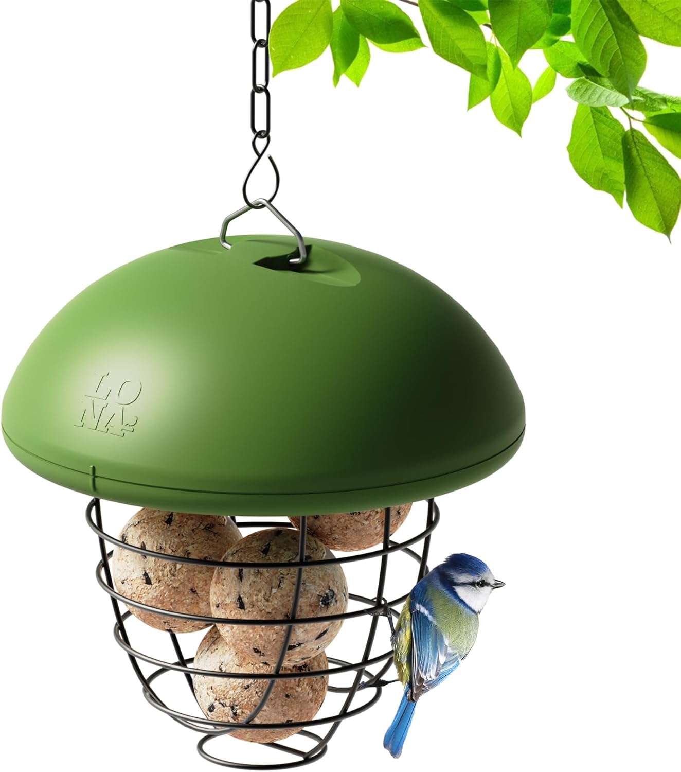 LONA Suet Ball Bird Feeder Outdoor Hanging Fat Ball Feeders with Versa