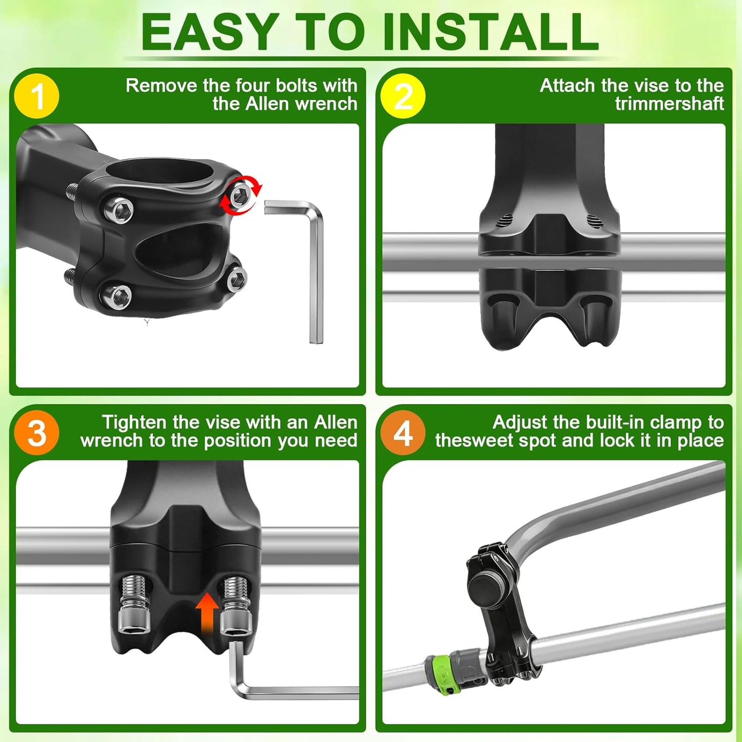 𝐔𝐩𝐠𝐫𝐚𝐝𝐞𝐝 Weed Eater Handle, Ergonomic String Trimmer Grip Exte