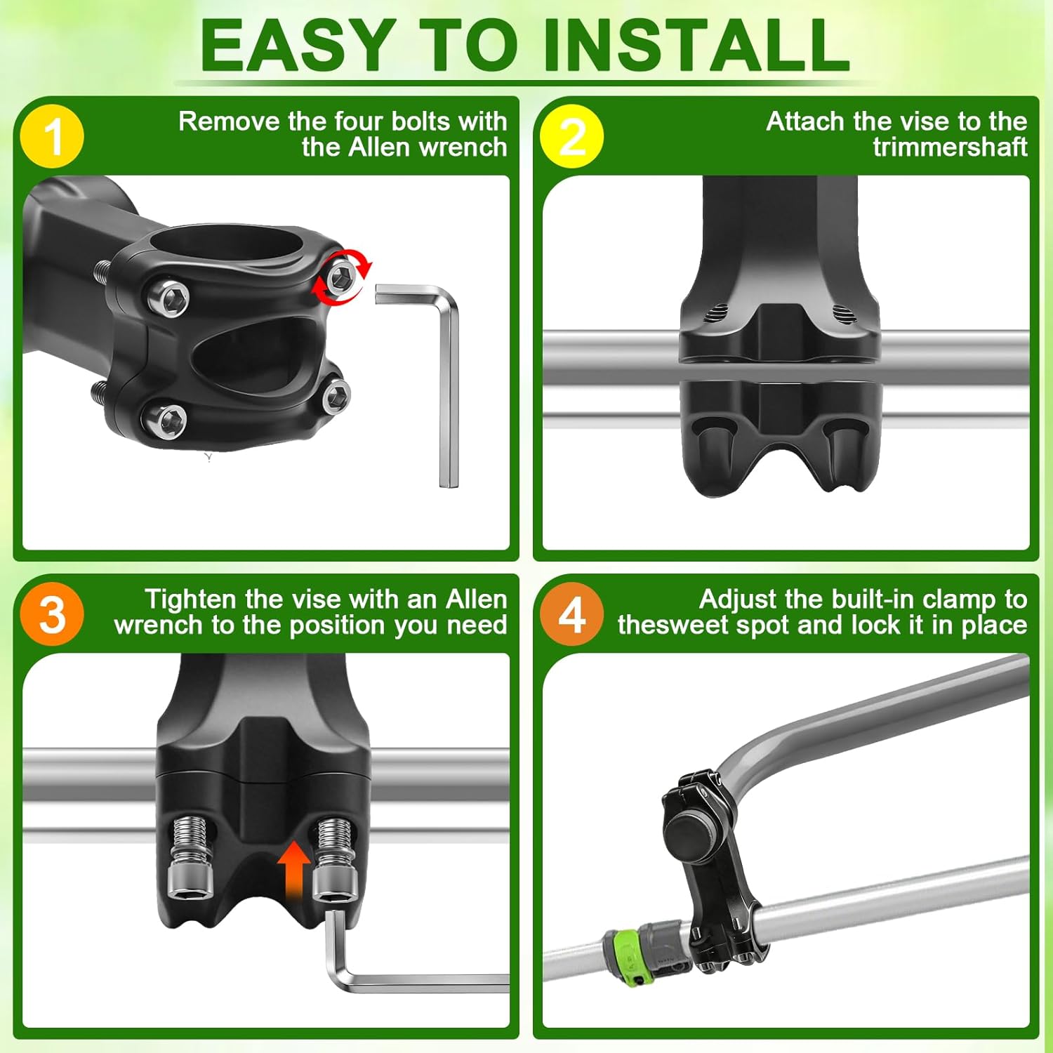 𝐔𝐩𝐠𝐫𝐚𝐝𝐞𝐝 Weed Eater Handle, Ergonomic String Trimmer Grip Exte