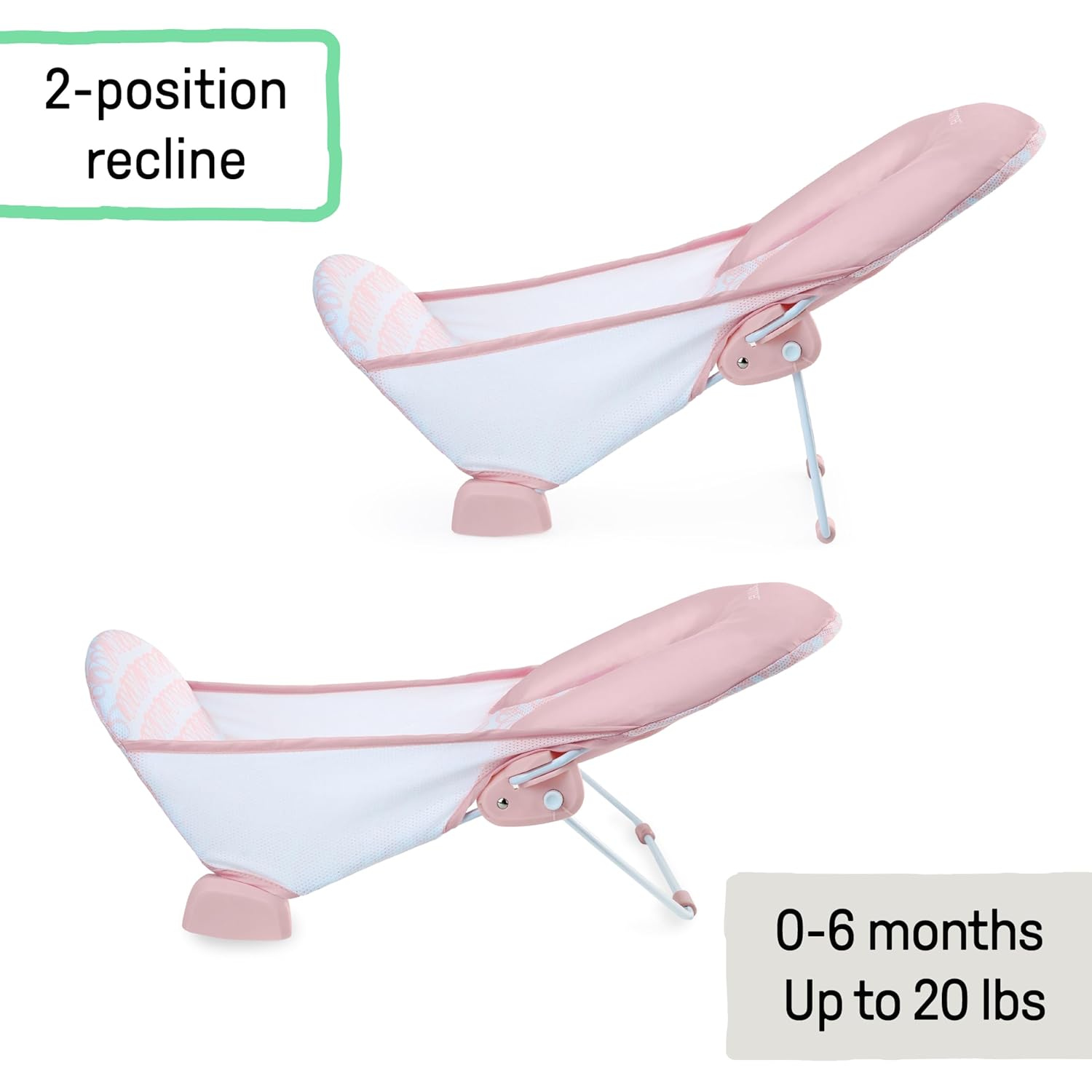 Ingenuity Foldaway 2-Position Bather, 2-Position Adjustable Support Ba