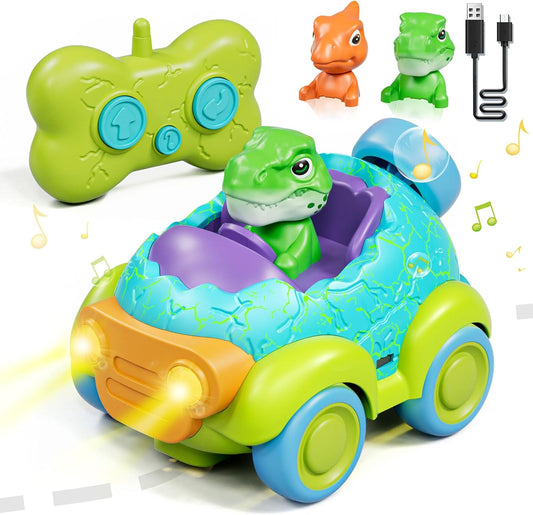 Lehoo Castle Remote Control Car for Toddlers, Rechargeable RC Cars for