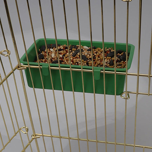 Chicken Water Cup with Hooks Cage Hanging Food Bowl for Pigeons Ducks Doves Rabbits Easy to Bird Bath