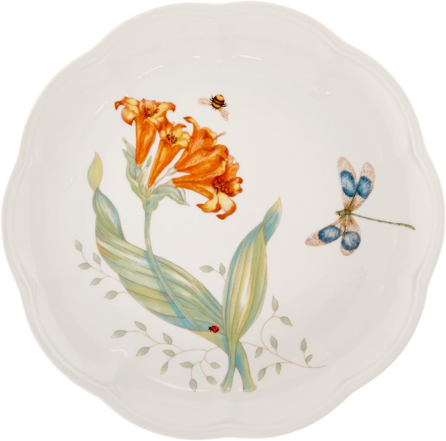 Lenox Dinnerware Set, Butterfly Meadow 18-Piece Set, Service For 6, Wh