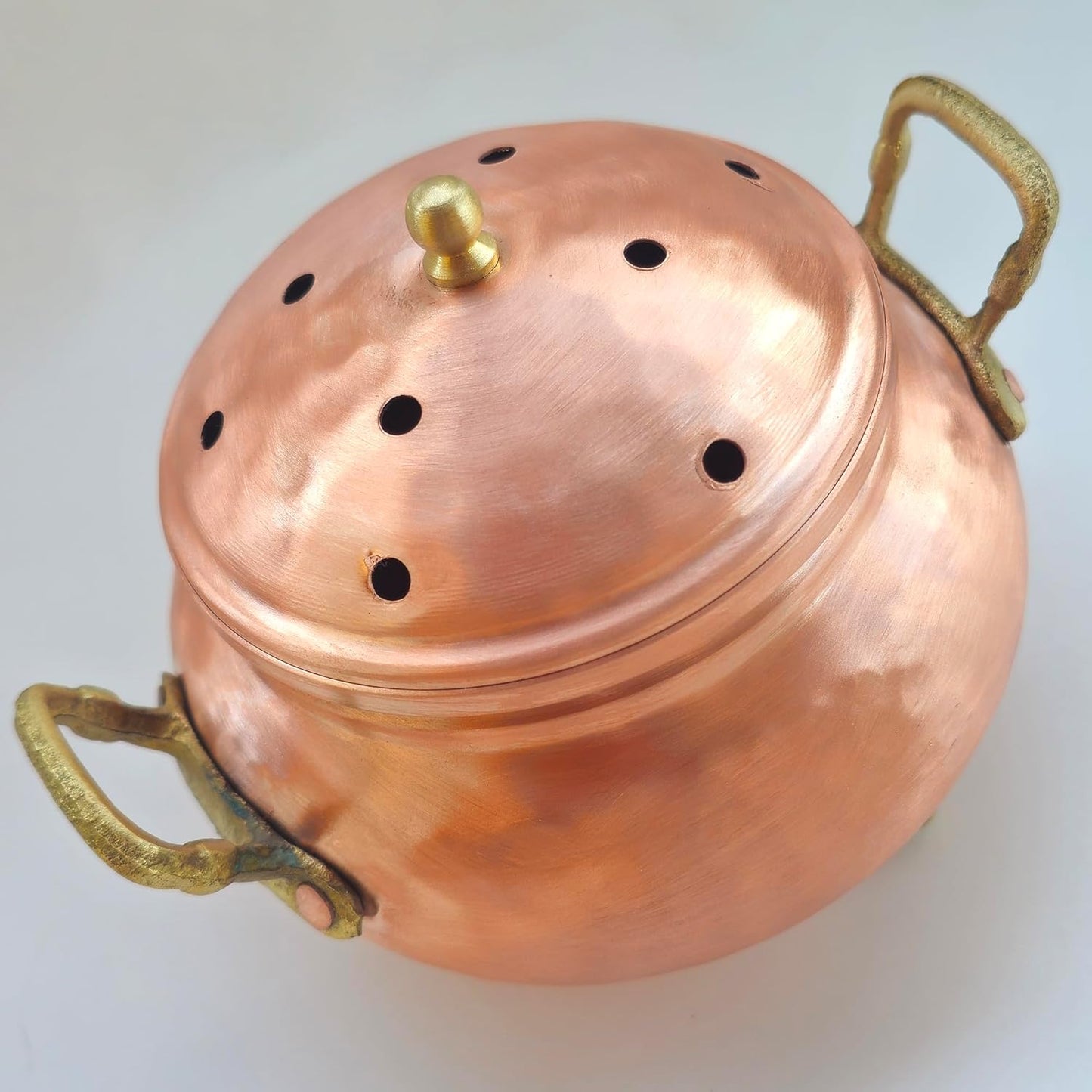 Copper Bowl for Incense Burner, Altar Piece, Witch Cauldron Planter Po
