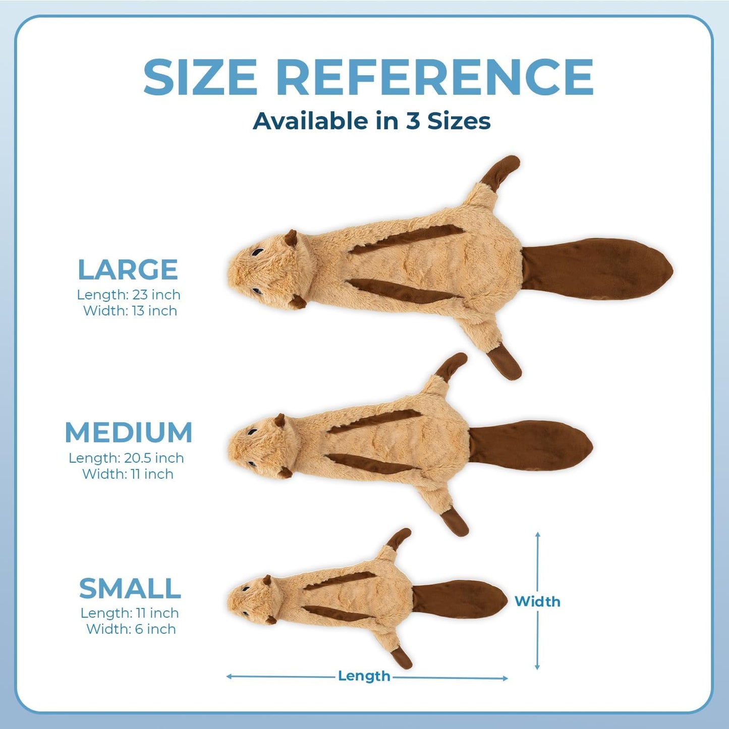 Best Pet Supplies Squeaky Dog Toys with Soft Durable Fabric for Small,