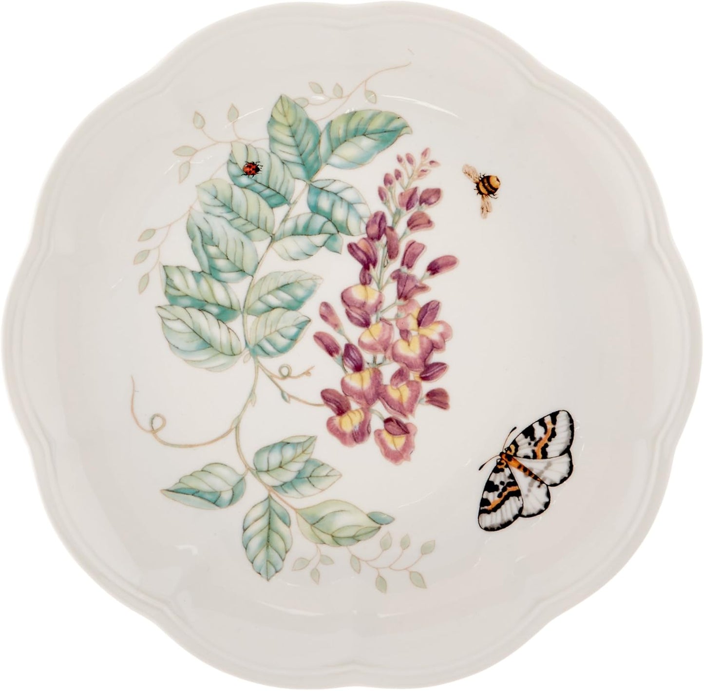 Lenox Dinnerware Set, Butterfly Meadow 18-Piece Set, Service For 6, Wh