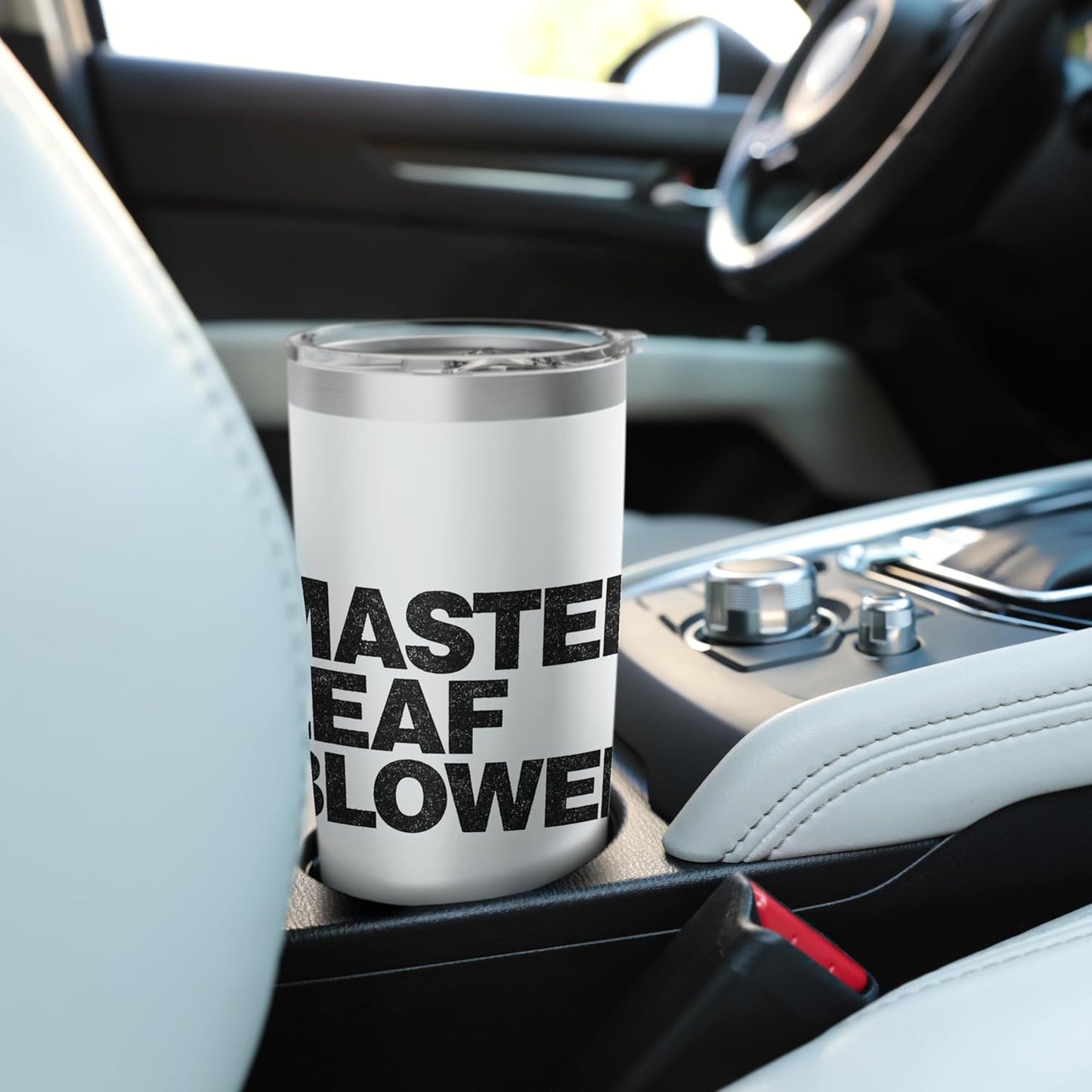 Funny Master Leaf blower Fall Landscaping Joke Gardening Stainless Steel Insulated Tumbler