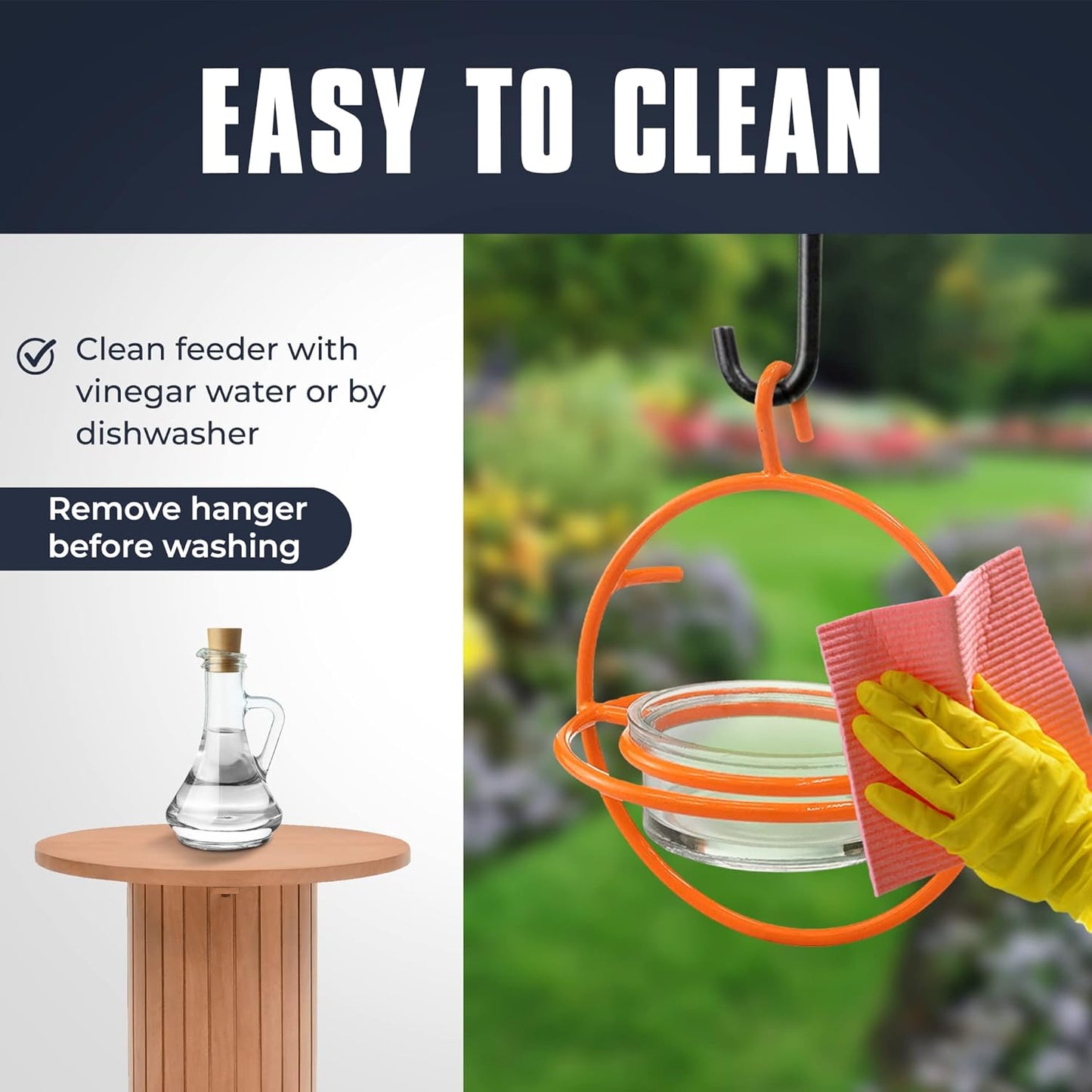 Monarch Abode Hanging Bird Feeder for Outdoors – Hanging Oriole Birdfe