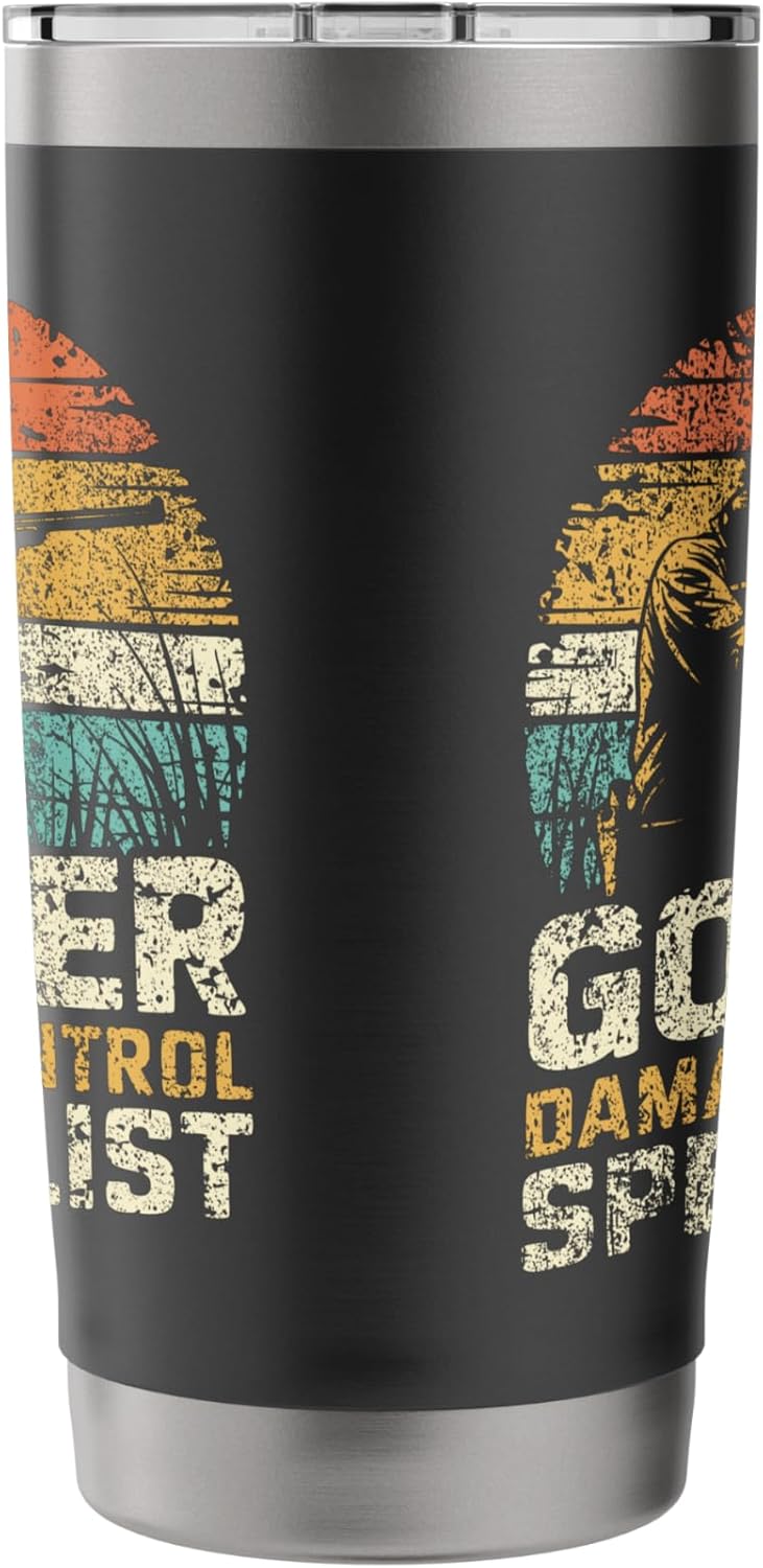 Gopher Pest Control Gardening Gopher Hunter Stainless Steel Insulated Tumbler