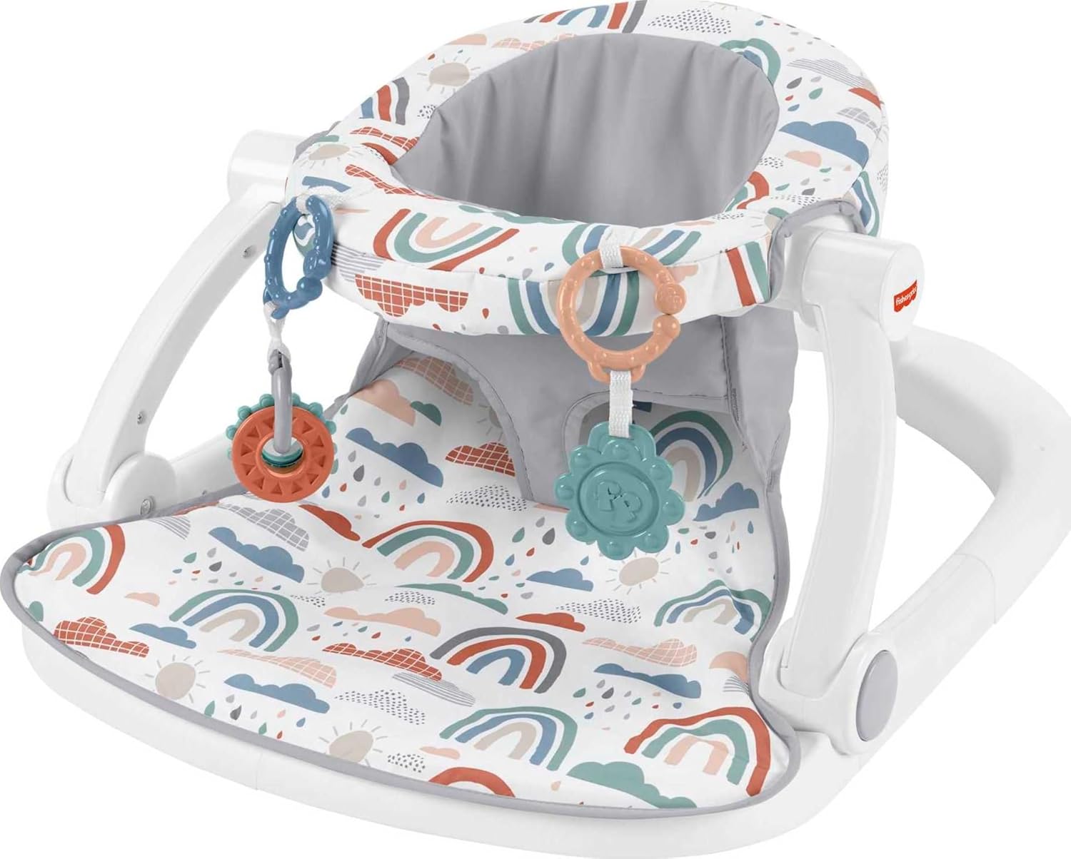 Fisher-Price Portable Baby Chair Sit-Me-Up Floor Seat with Development
