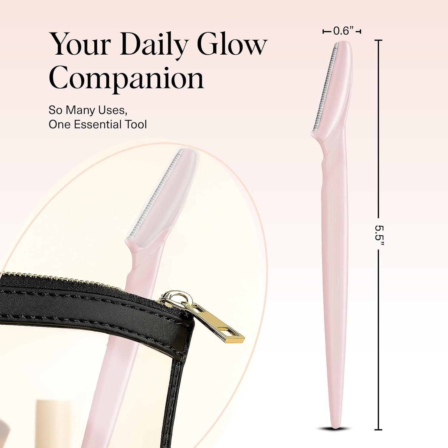 Kitsch Dermaplane Razor for Women Face – Face Razors for Women & Men, 