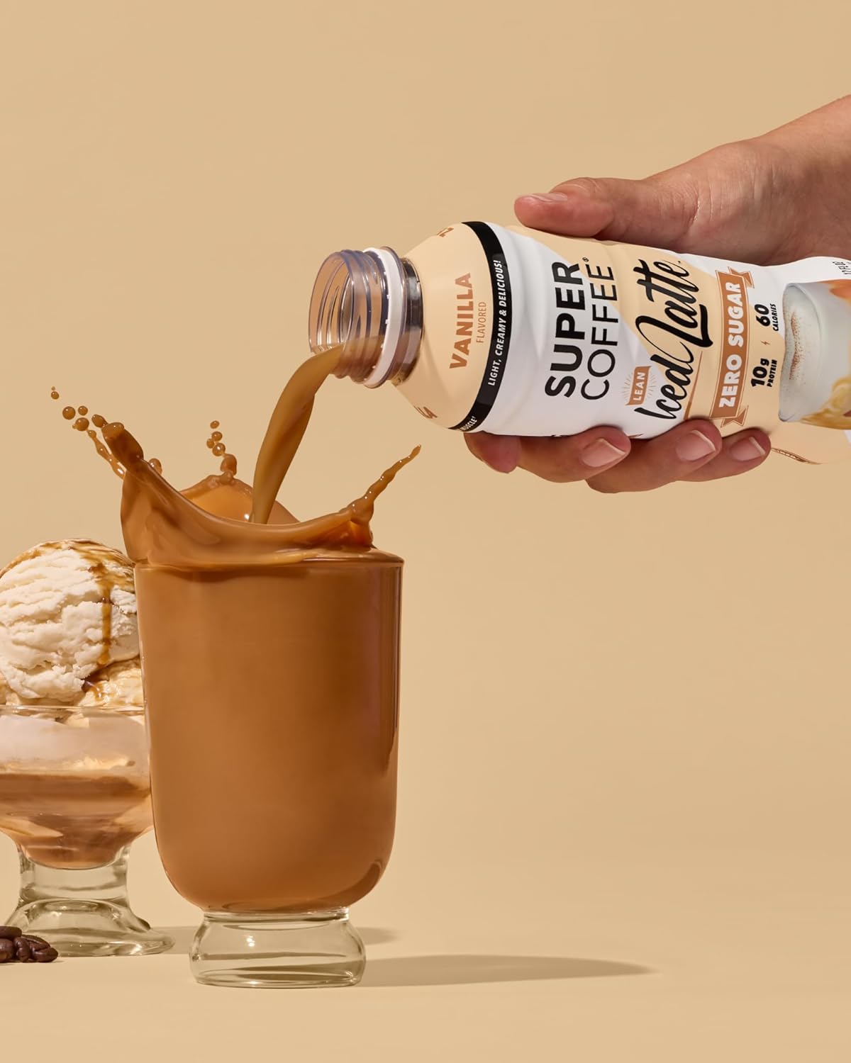 Super Coffee, Ready To Drink Iced Coffee, Vanilla Latte (12 Ounce Bott