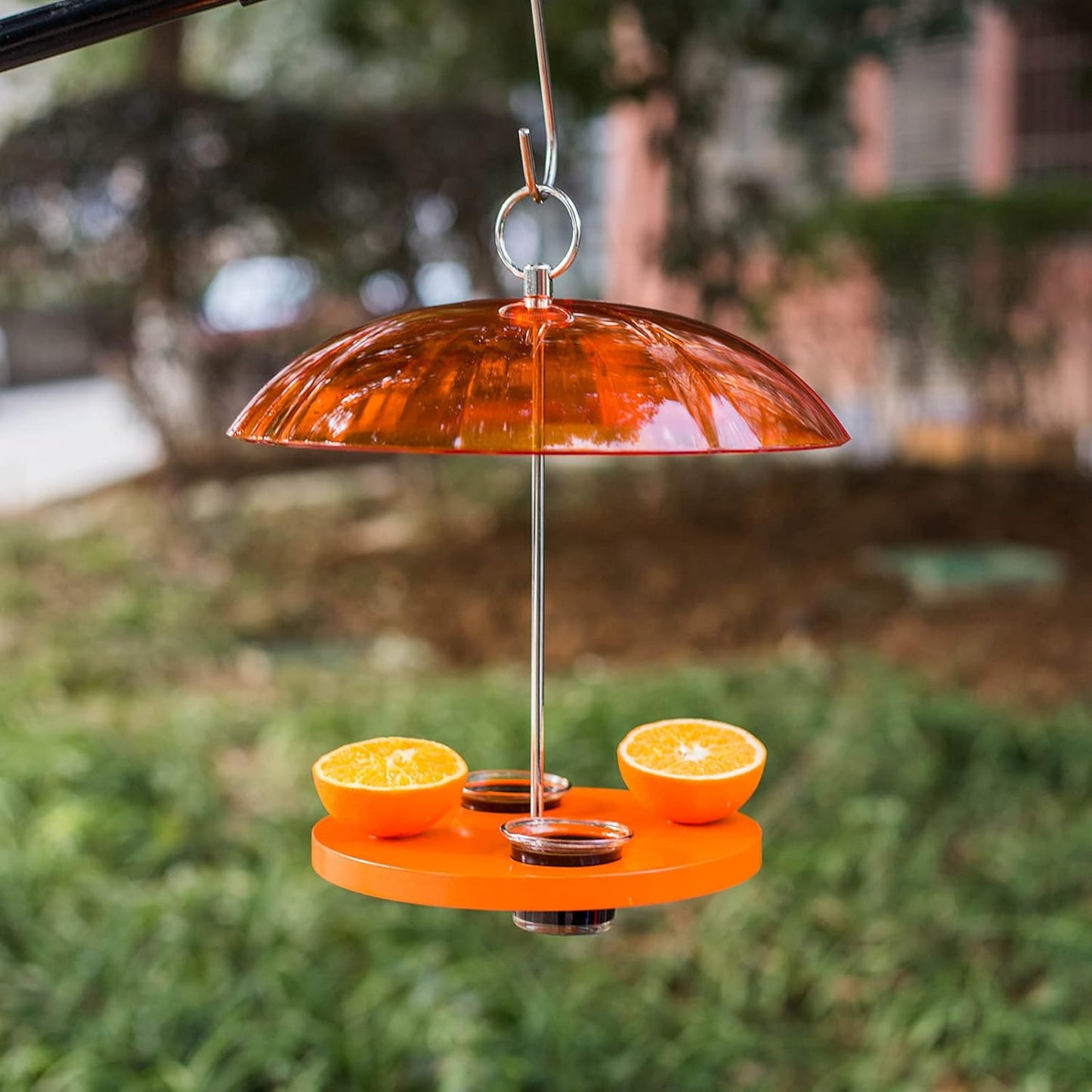 Kingsyard Oriole Bird Feeders for Outdoors Hanging, Double-Cup Jelly P