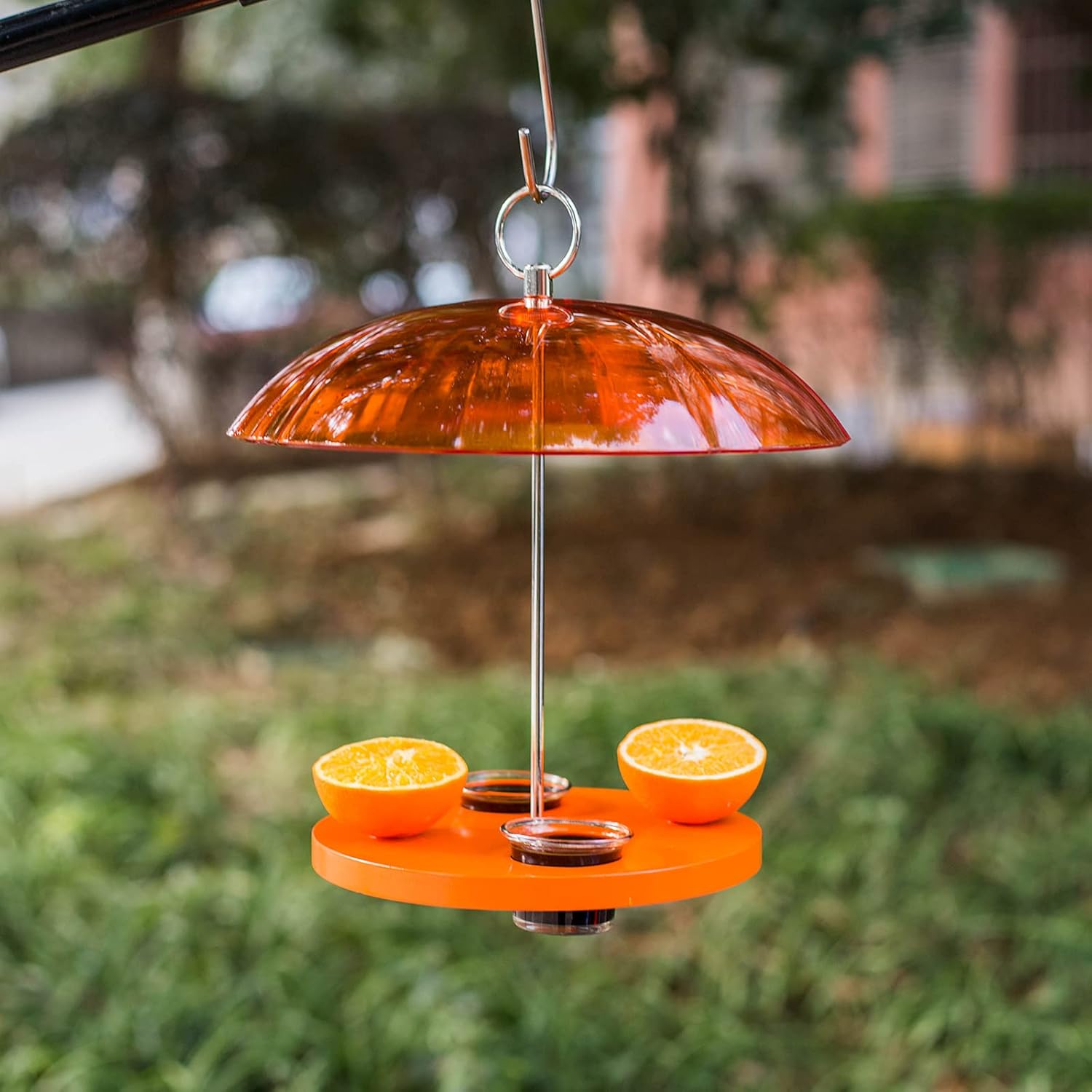 Kingsyard Oriole Bird Feeders for Outdoors Hanging, Double-Cup Jelly P