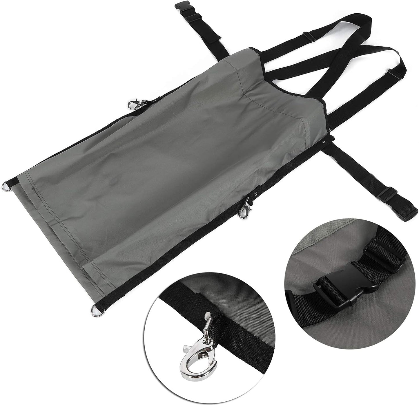 Fdit Adjustable Fruit Picking Apron, 600D Oxford Cloth, Vegetable Harvest Bag, 86x49cm, Garden Storage Pouch