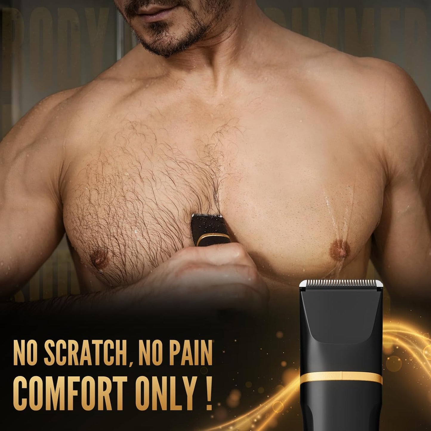 Electric Razor for Men, IPX7 Waterproof Versatile Shaver for Temple, G