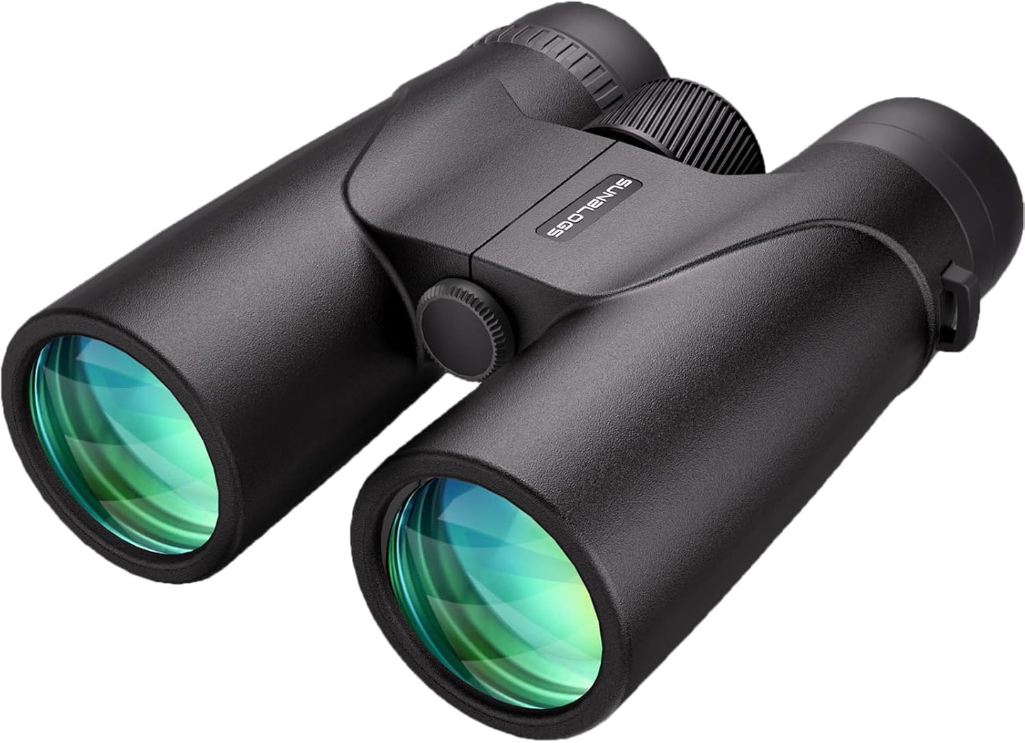 12x42 HD Binoculars for Adults High Powered - Waterproof BAK4 Prism Binoculars for Bird Watching, Hunting, Travel, Hiking & Opera - Super Bright Lightweight Binocular (Black)