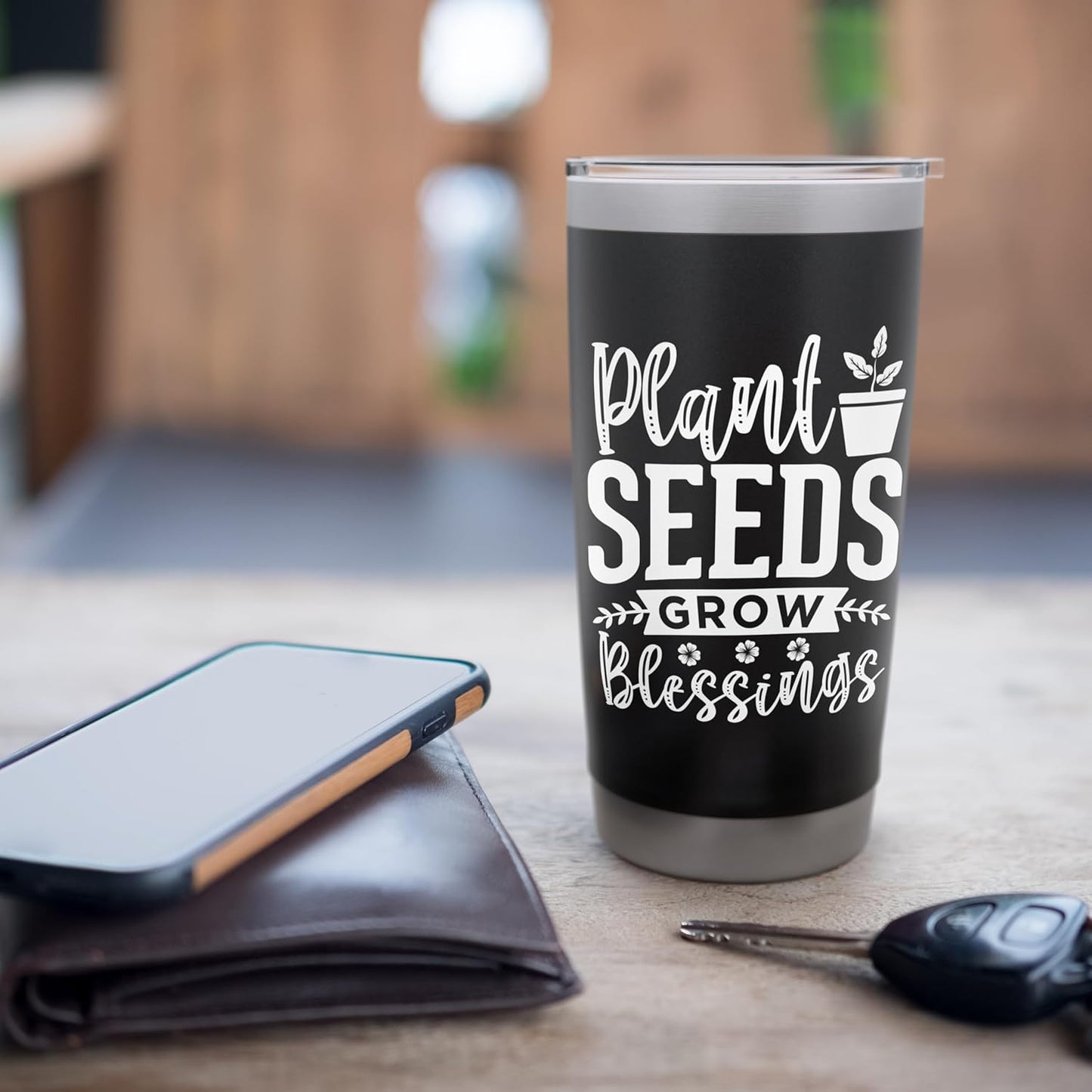 Gardening Quote Funny Gardeners Plant Seeds Grow The Garden Stainless Steel Insulated Tumbler