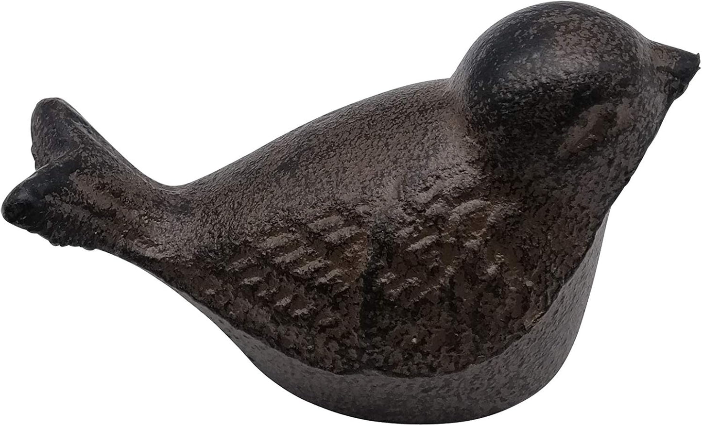 Comfy Hour 3.5" Heavy Duty Cast Iron Bird Figurine, Decorative Vintage
