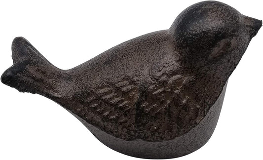 Comfy Hour 3.5" Heavy Duty Cast Iron Bird Figurine, Decorative Vintage