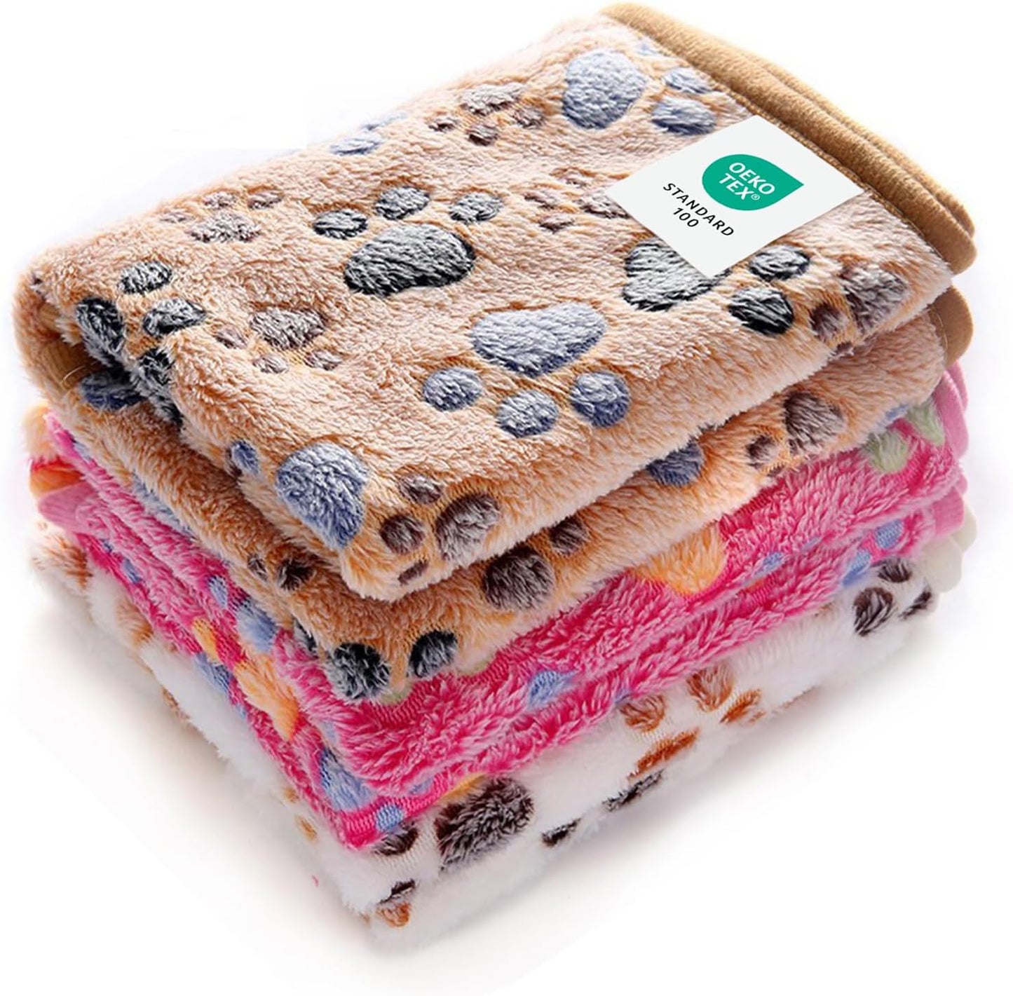 Luciphia 1 Pack 3 Blankets Super Soft Fluffy Premium Fleece Pet Blanke