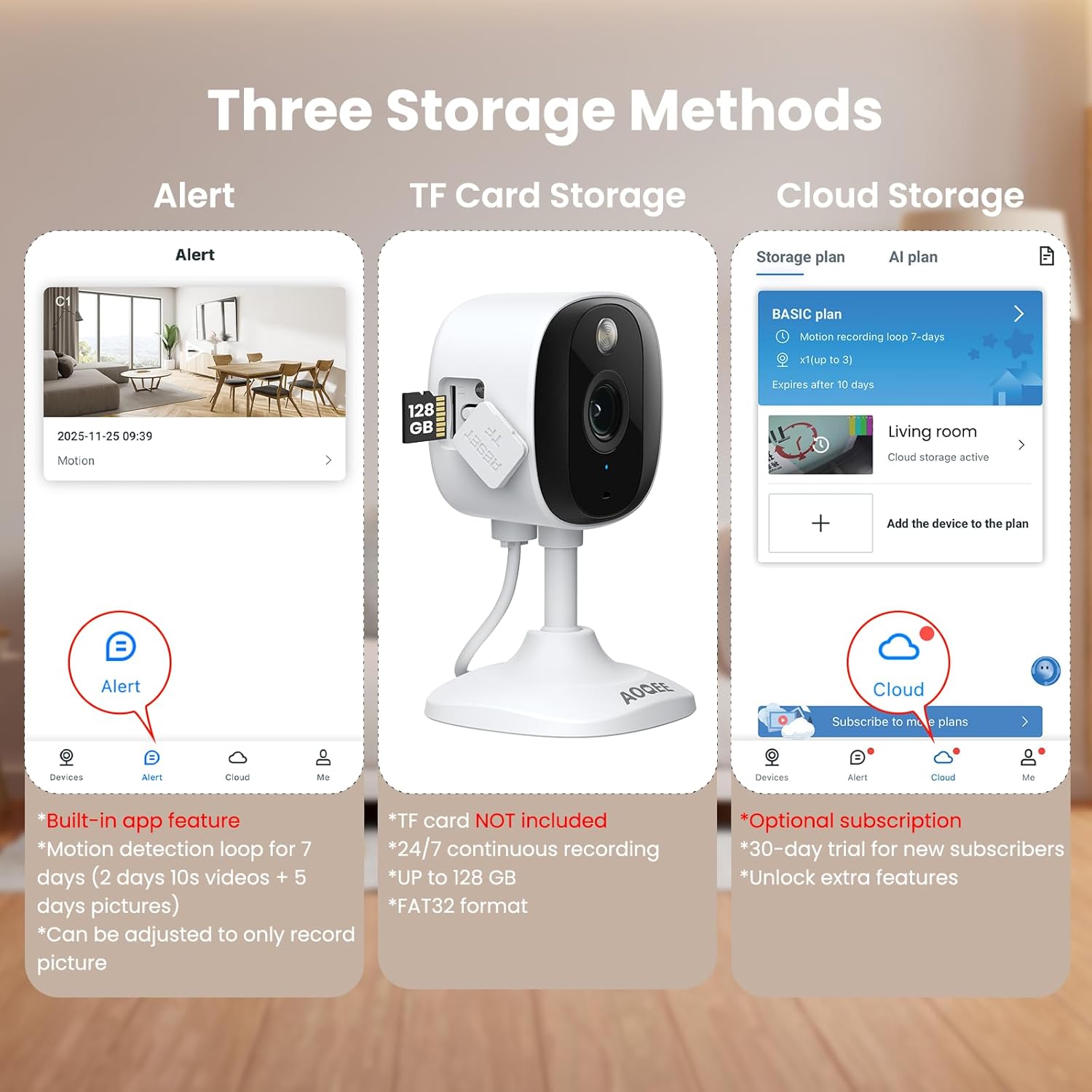 2K Cameras for Home Security-Outdoor/Indoor Camera for Dog/Cat/Pet/Nan