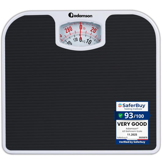 Adamson A21 Analog Scales for Body Weight - Up to 300 LB - New - Anti-