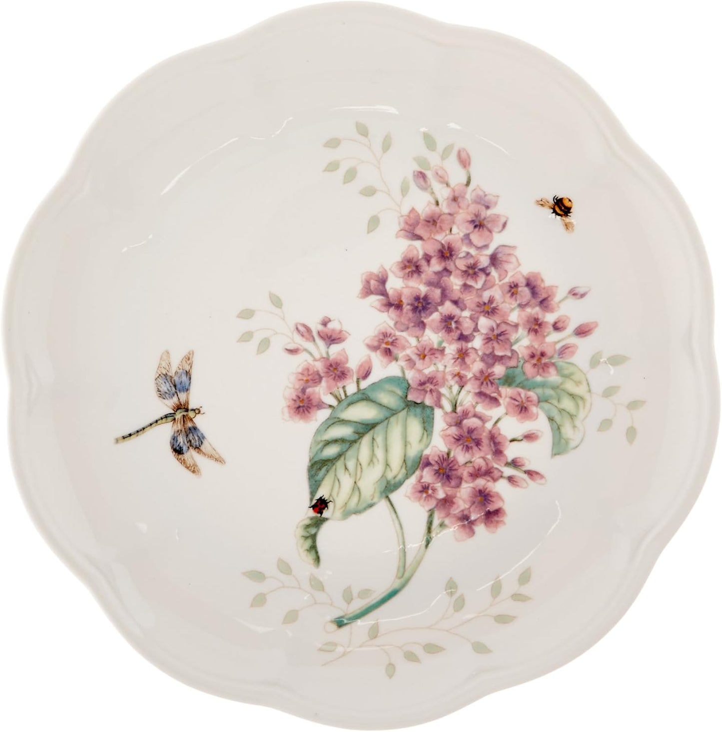 Lenox Dinnerware Set, Butterfly Meadow 18-Piece Set, Service For 6, Wh