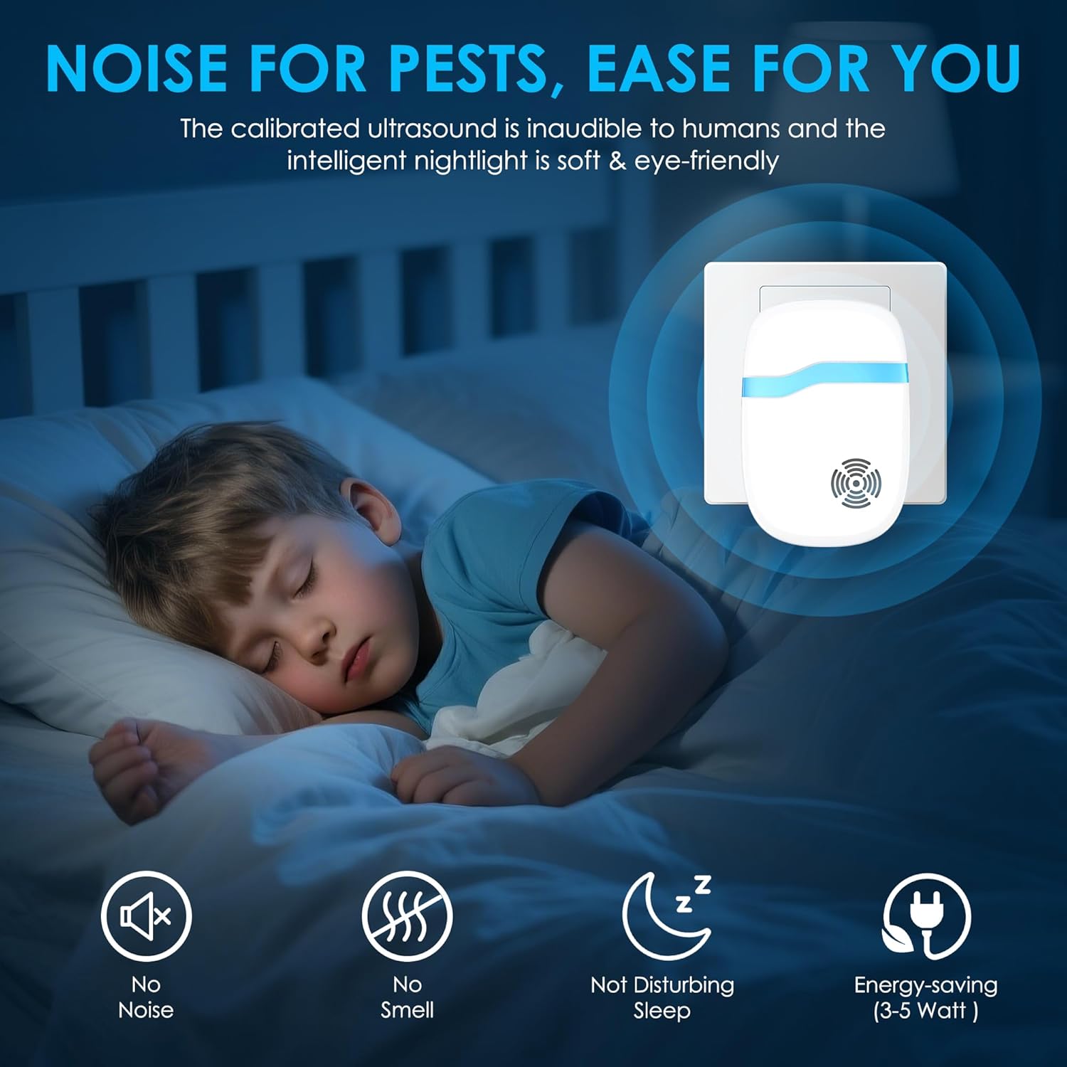[2026 Upgraded] Ultrasonic Mouse & Pest Indoor Repeller - Stronger Dri