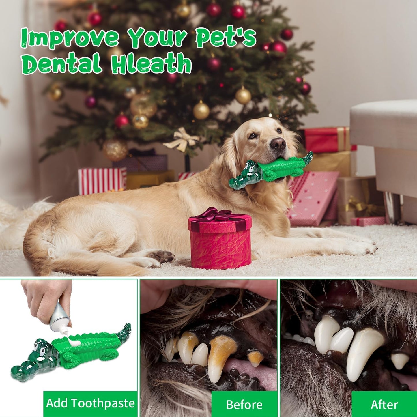 Dog Chew Toys for Aggressive Chewers -Indestructible Dog Toys for Larg