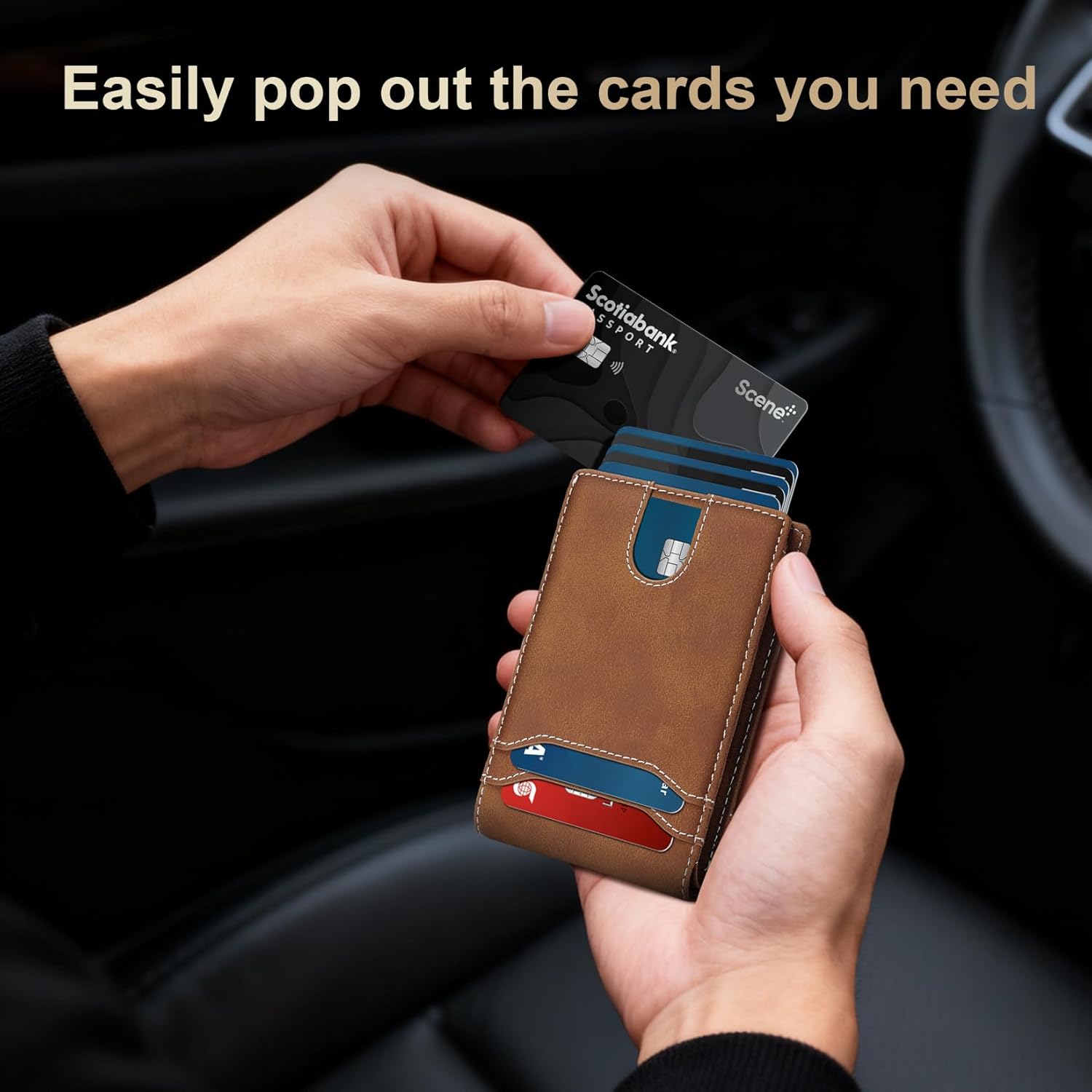 furid Card Wallet For Men Slim: Smart Rfid Minimalist Front Pocket Pop
